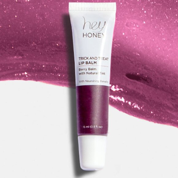 Hey Honey Skincare Trick and Treat Honey Berry Plumping Lip Balm | 2 In 1 - Picture 3 of 9